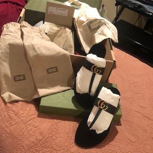 Gucci Leather DoubleG Thong Sandal